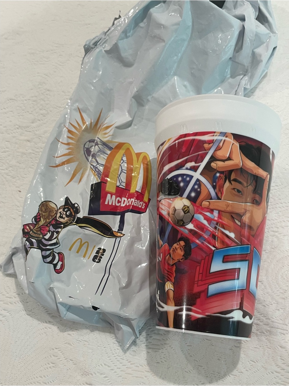 NEW McDonald's FIFA World Cup 2026 Son Heung-min Collectible Plastic Cup